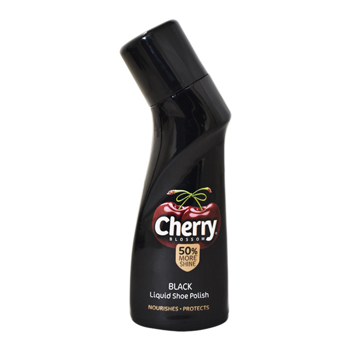 Cherry Blossom Black Liquid Shoe Polish